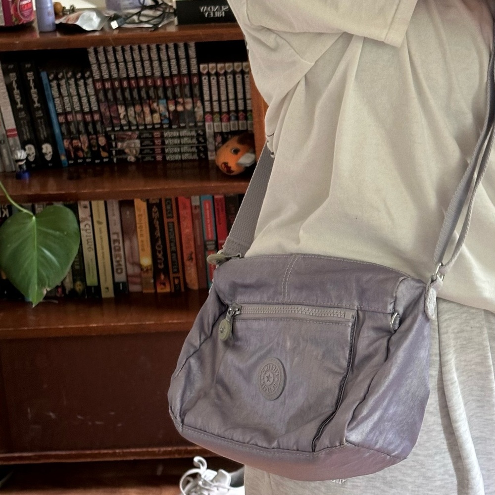 Metallic Purple Kipling bag - Picture 7 of 7